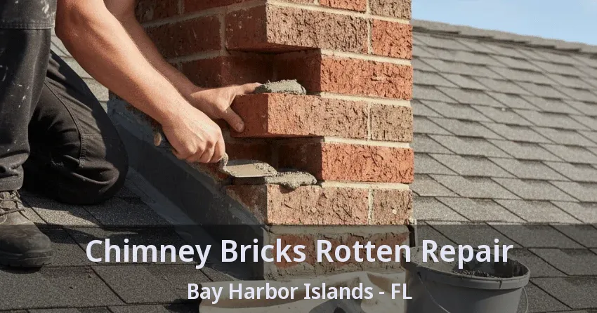 Chimney Bricks Rotten Repair Bay Harbor Islands - FL