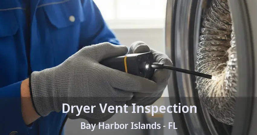 Dryer Vent Inspection Bay Harbor Islands - FL